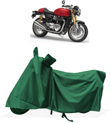 Tricway Two Wheeler Cover for Triumph(Thruxton 1200 R, Green)