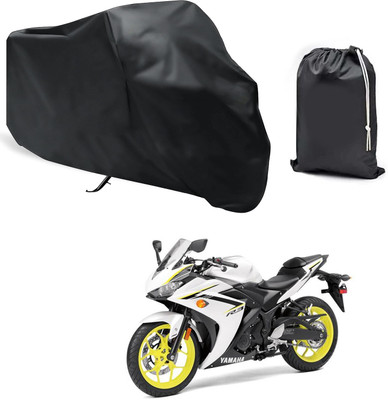 PAGORA Waterproof Two Wheeler Cover for Yamaha(YZF R3, Black)