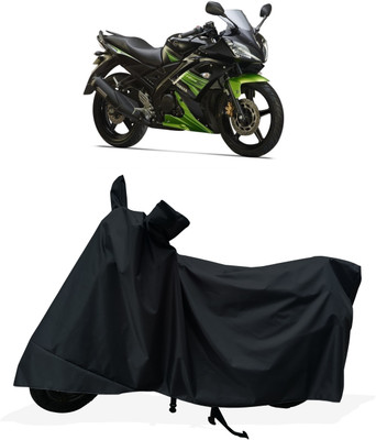 Tricway Two Wheeler Cover for Yamaha(R15S BS6, Black)
