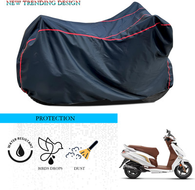 ANTHUB Waterproof Two Wheeler Cover for Hero(Maestro Electric, Black)