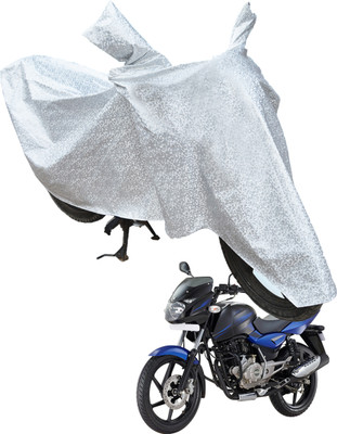 RiderShine Waterproof Two Wheeler Cover for Bajaj(Pulsar 150 DTS-i, Silver)