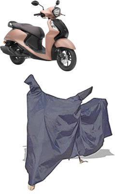 Amexride Two Wheeler Cover for Yamaha(Fascino, Grey)