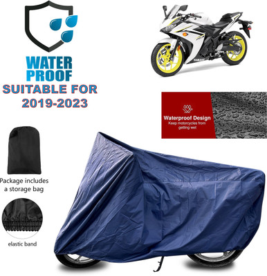 PAGORA Waterproof Two Wheeler Cover for Yamaha(YZF R3, Blue)