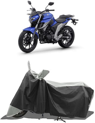 GROFATIK Two Wheeler Cover for Yamaha(Fazer-250, Grey)