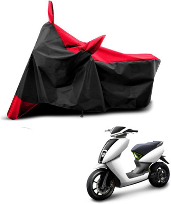 KEDIT Two Wheeler Cover for Ather(450, Red, Black)