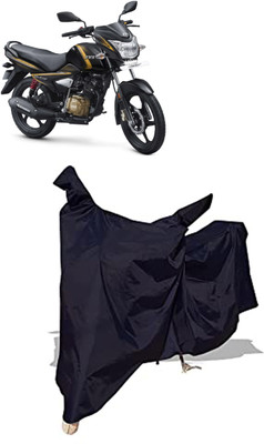 Amexride Two Wheeler Cover for TVS(Victor Premium BS6, Black)