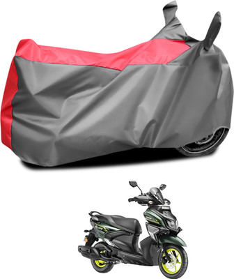 CODOKI Waterproof Two Wheeler Cover for Yamaha(Cygnus Ray ZR, Grey, Red)