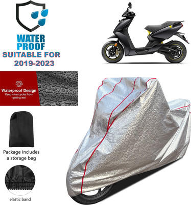 PAGORA Waterproof Two Wheeler Cover for Ather(450 X, Silver)