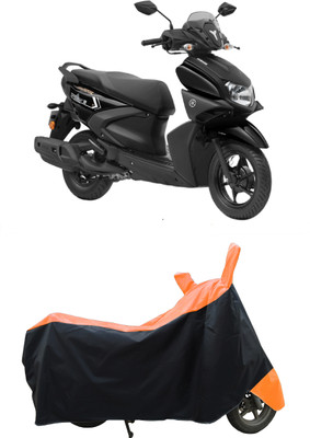 Coxtor Waterproof Two Wheeler Cover for Yamaha(Ray-ZR 125FI BS6, Orange)