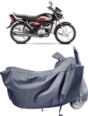 Amexride Two Wheeler Cover for Hero(HF Deluxe BS6, Grey)