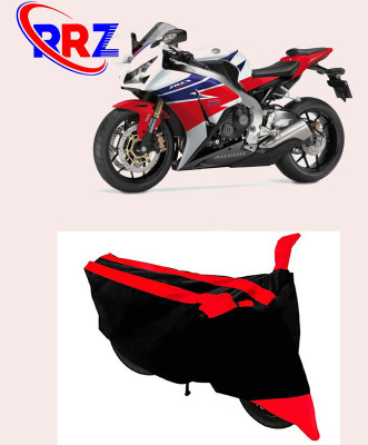 AutoGalaxy Waterproof Two Wheeler Cover for Honda(CBR1000RR Fireblade, Black, Red)