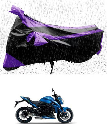 RONISH Waterproof Two Wheeler Cover for Suzuki(GSX-S1000 ABS, Purple, Black)