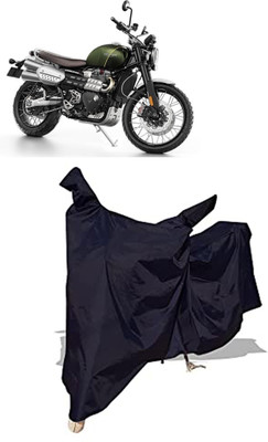Amexride Two Wheeler Cover for Triumph(Scrambler 1200 BS6, Black)