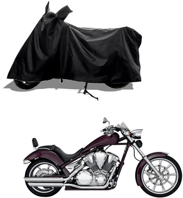 GROFATIK Two Wheeler Cover for Honda(VT 1300CX, Black)