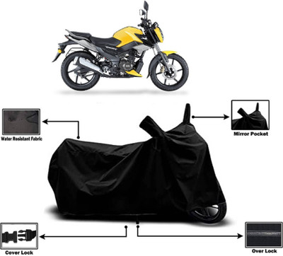 KEDIT Two Wheeler Cover for TVS(Raider, Black)