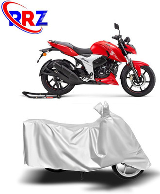 RRZ Waterproof Two Wheeler Cover for TVS(Apache RTR 160 4V, White)