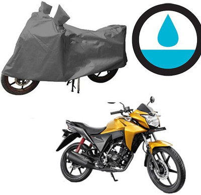 DeepShakshi AUTOMOTIVE Waterproof Two Wheeler Cover for Honda(CB Twister, Grey)