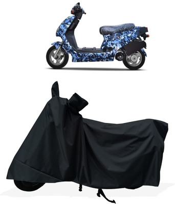 Tricway Two Wheeler Cover for Hero Electric(Electric AXLHE-20 BS6, Black)