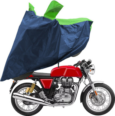 RiderShine Two Wheeler Cover for Royal Enfield(Continental GT, Blue, Green)