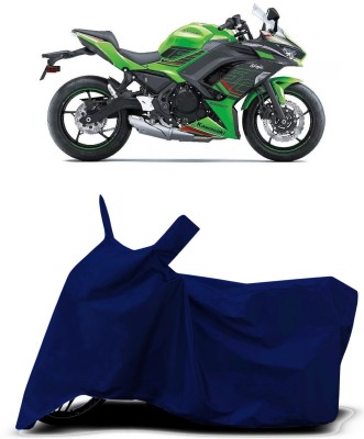 VESMEI Two Wheeler Cover for Kawasaki(Ninja 650, Blue)