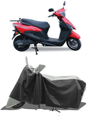 GROFATIK Two Wheeler Cover for Avon(E Scoot, Grey)