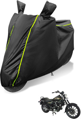 MOCKHE Waterproof Two Wheeler Cover for Bajaj(Avenger 220 Street, Black)