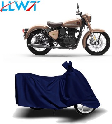 KPIND Waterproof Two Wheeler Cover for Royal Enfield(Classic 350 Signals, Blue)