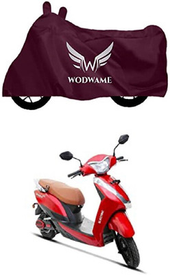 WODWAME Two Wheeler Cover for Ampere(Magnus, Maroon)