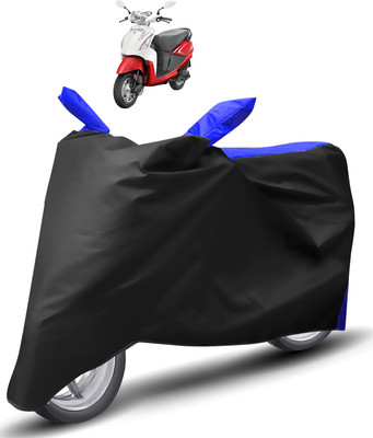 Caronix Two Wheeler Cover for Hero(Pleasure, Blue)