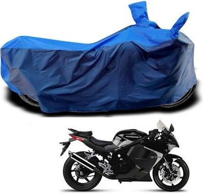 DeepShakshi AUTOMOTIVE Waterproof Two Wheeler Cover for Hyosung(GT250R, Blue)