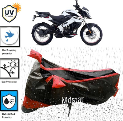 Mdstar Waterproof Two Wheeler Cover for Bajaj(Pulsar 200, Black)