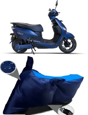 BbcMart Waterproof Two Wheeler Cover for Hero Electric(Electric Optima, Blue)