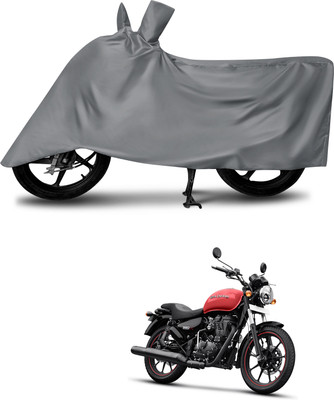 LICATOR Two Wheeler Cover for Royal Enfield(Meteor 350, Grey)