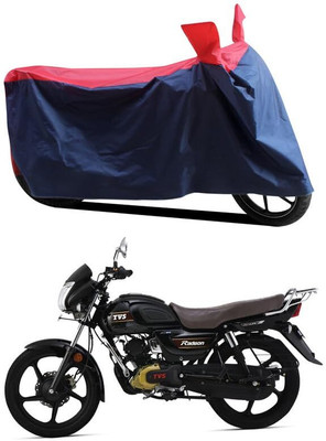 AASHTIK MART Two Wheeler Cover for TVS(Radeon, Red, Blue)