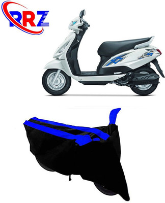 RRZ Waterproof Two Wheeler Cover for Suzuki(Swish 125, Black, Blue)