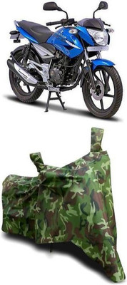 ATBROTHERS Waterproof Two Wheeler Cover for Bajaj(XCD 135, Multicolor, Green)