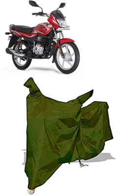 Amexride Two Wheeler Cover for Bajaj(Platina 100 DTS-i, Maroon)