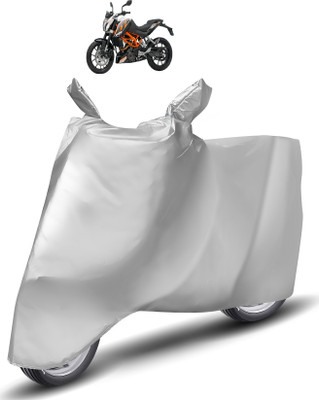 Caronix Two Wheeler Cover for KTM(390 Duke, Silver)