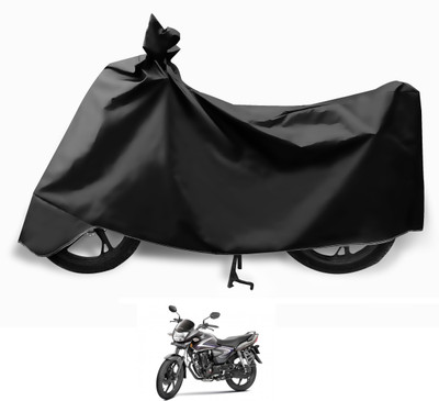 Auto Hub Two Wheeler Cover for Honda(CB Shine, Black)