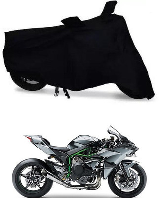APNEK Waterproof Two Wheeler Cover for Kawasaki(Ninja H2R, Black)