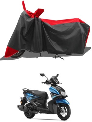 WMIZEXA Waterproof Two Wheeler Cover for Universal For Bike(Ray-ZR 125FI, Red, Black)