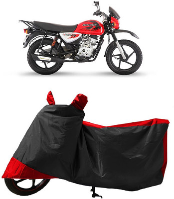 GROFATIK Two Wheeler Cover for Bajaj(Boxer, Red)