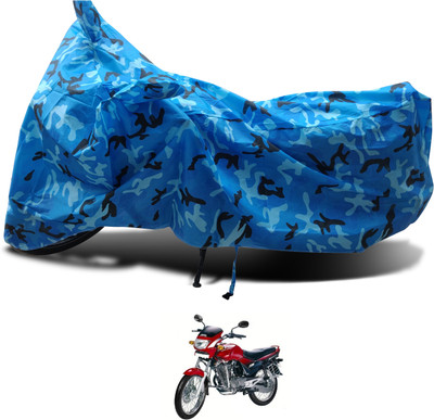 Euro Care Waterproof Two Wheeler Cover for Hero(Ambition, Blue)