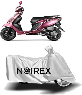 NOIREX Two Wheeler Cover for TVS(Zest, Silver)