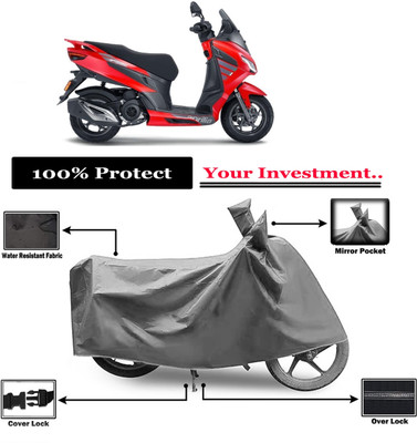 Amexride Two Wheeler Cover for Aprilia(SXR 160, Grey)