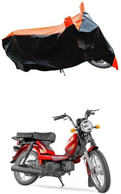 VESMEI Two Wheeler Cover for TVS(XL 100 Heavy Duty BS6, Orange)