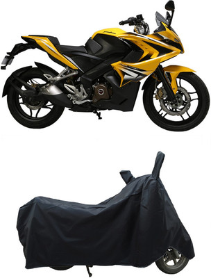Coxtor Waterproof Two Wheeler Cover for Bajaj(Pulsar SS400 BS6, Black)