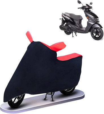 KEDIT Two Wheeler Cover for Suzuki(Avenis 125, Red, Black)