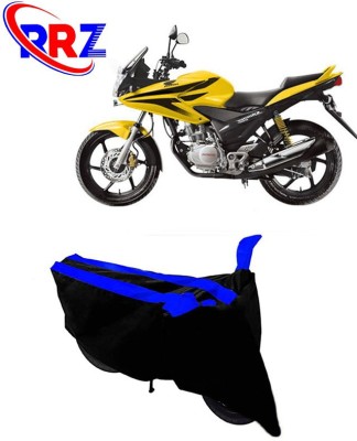 RRZ Waterproof Two Wheeler Cover for Honda(CBF, Black, Blue)