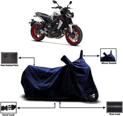 KEDIT Two Wheeler Cover for Yamaha(MT 09, Black)